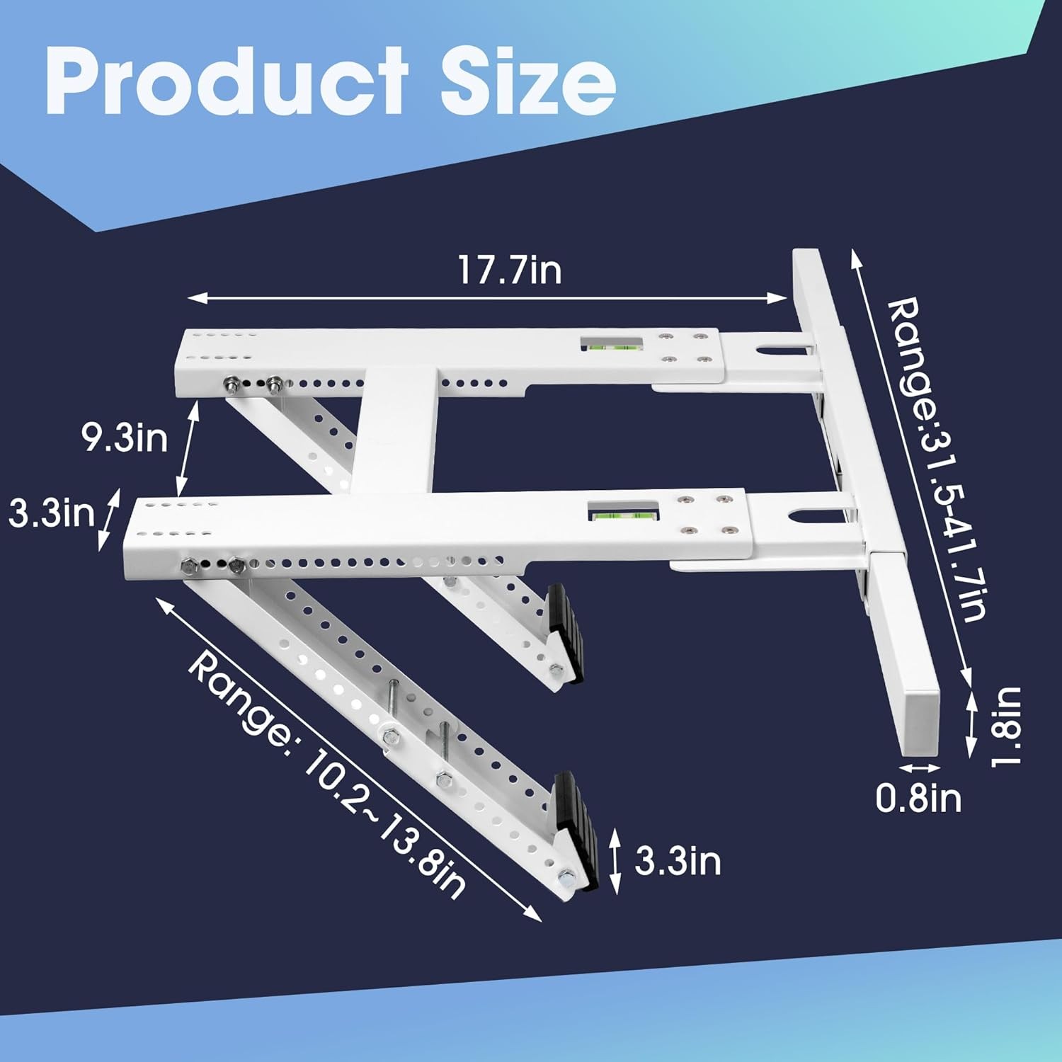 No Drilling Air Conditioner Support Bracket Adjustable Window AC Bracket Stand