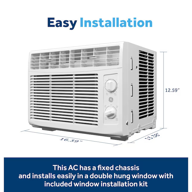 GE Small Room Window Air Conditioner , ( 115-Volt , 5000-BTU )