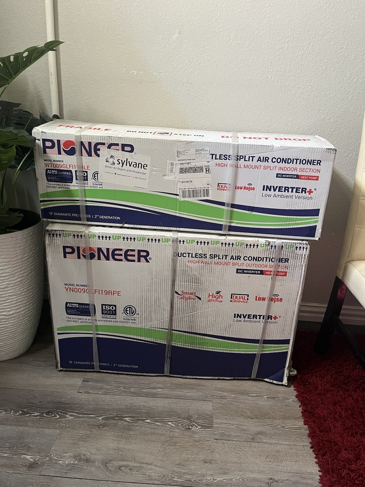 Pioneer Mini-Split Inverter Remote Control Energy-Star Air Conditioner