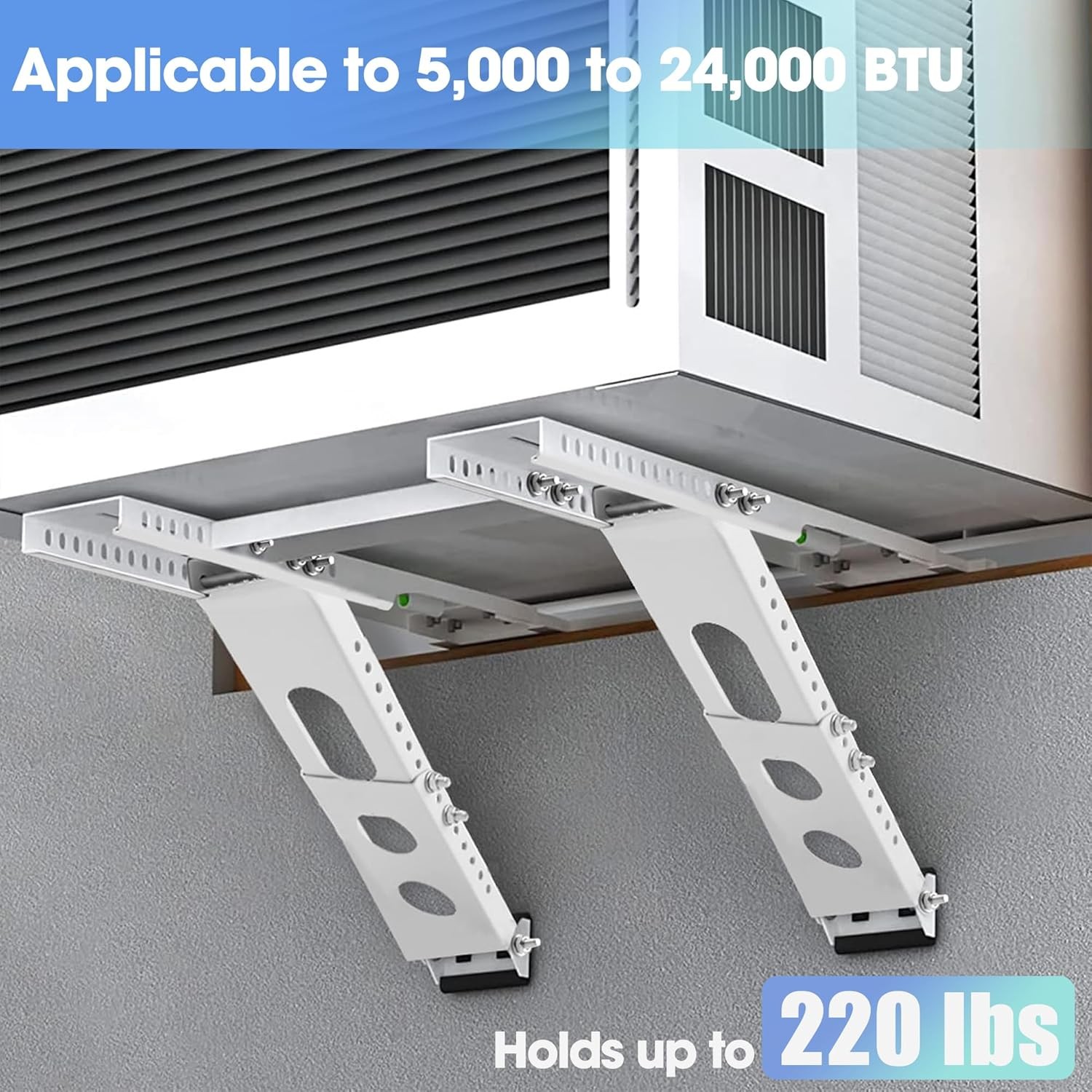 No Drilling Air Conditioner Support Bracket Adjustable Window AC Bracket Stand