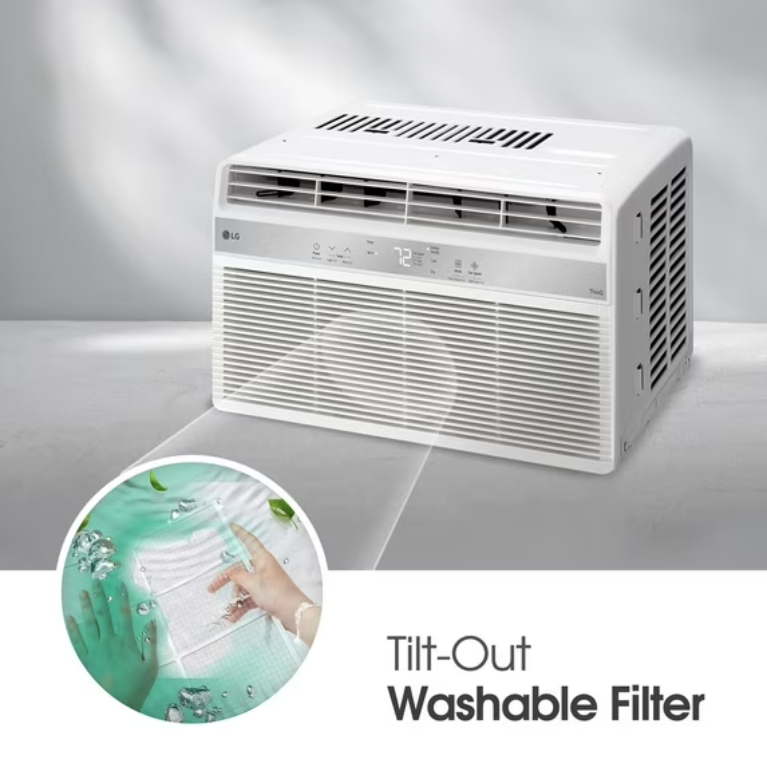 LG LW1025R New 10,000 BTU 450 Sq Ft Window Air Conditioner, White