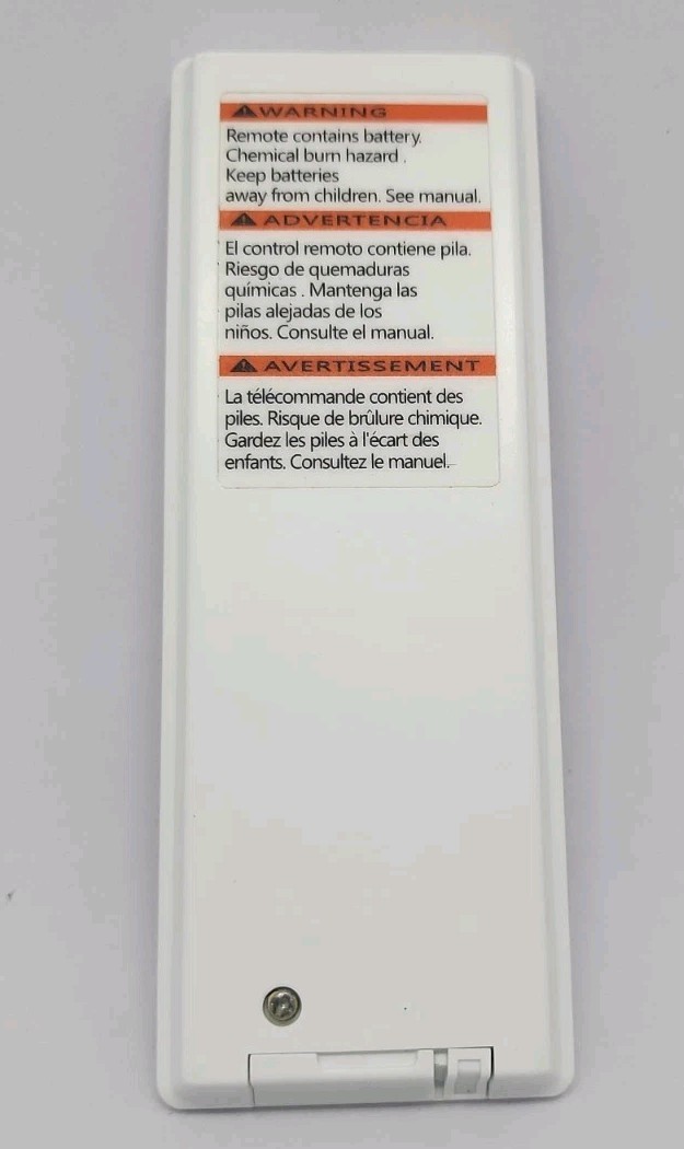 GE Window Air Conditioner Remote Control White Braille Text Original GE Remote