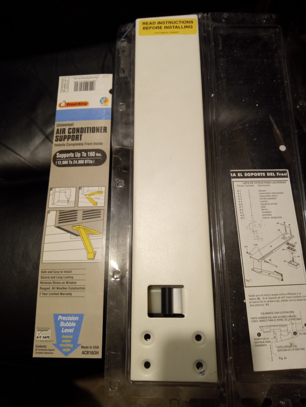 Frost King ACB160H 160 Lb Large Air Conditioner A/C Window Support Bracket